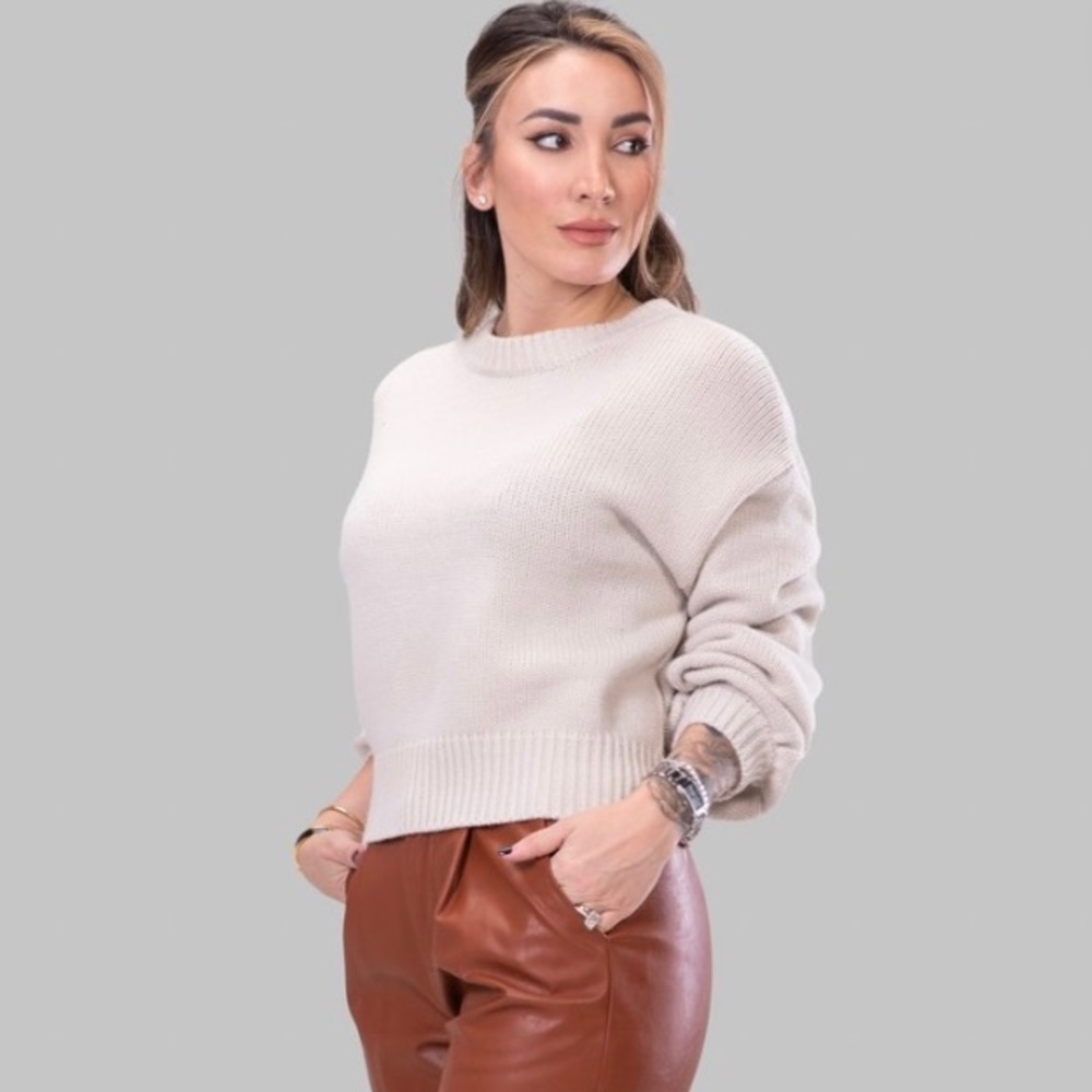 FARAH Sweater NWT L beige SOLD OUT